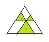 Triángulos en un triángulo